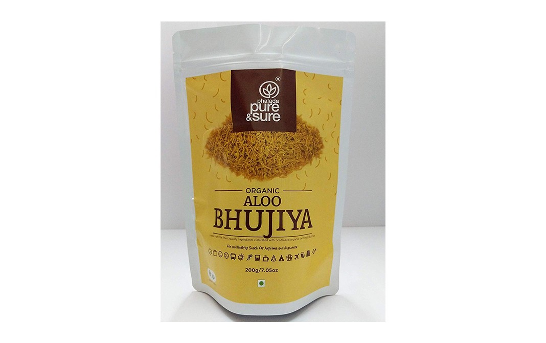 Pure & Sure Organic Aloo Bhujiya    Pack  200 grams